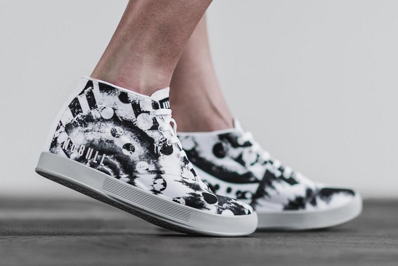 Nobull Artists For Humanity Canvas Mid Women's Trainers Dark / Grey | USA K1852O